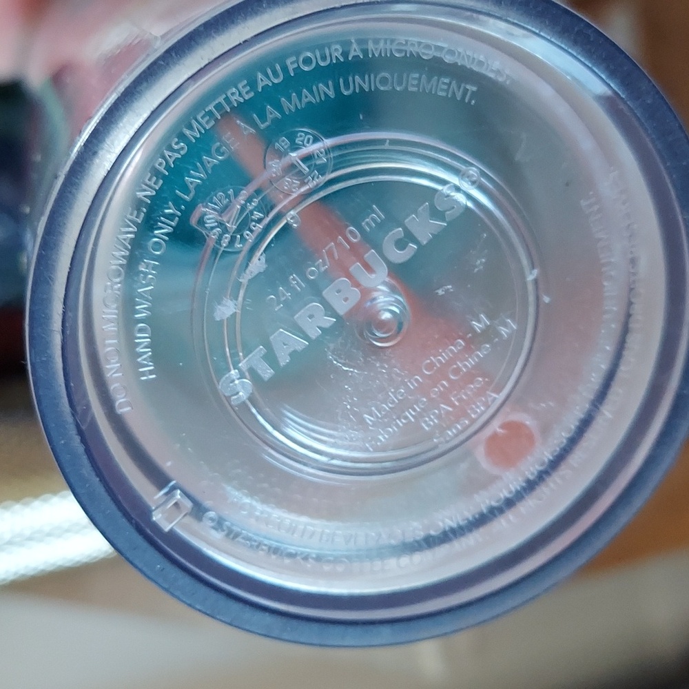 Starbucks 24oz Cold Cup Collectible Summer 2020, "Pastel Wave" Iridescent, New! - Picture 4 of 7
